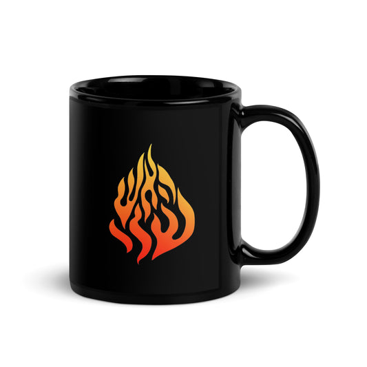 Breslov Black Glossy Mug