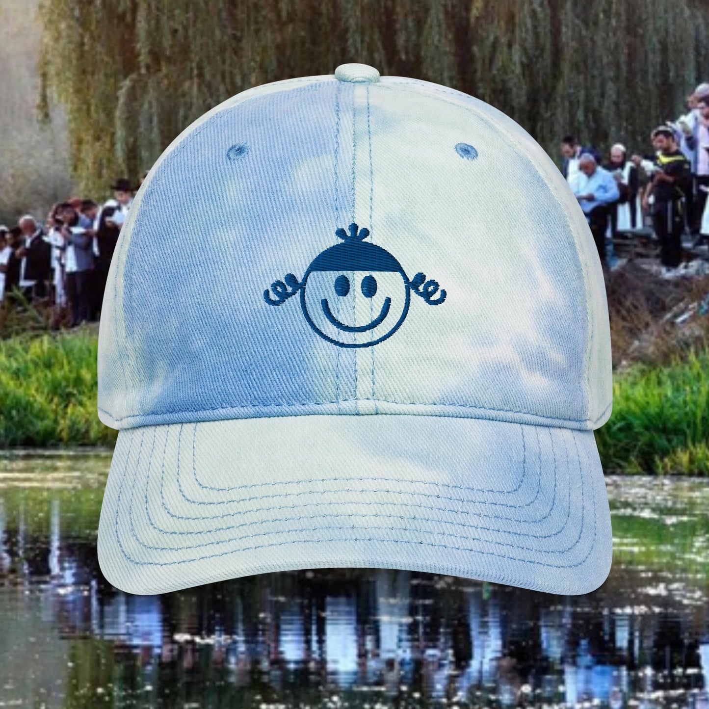 Breslov Smiley Tie Dye Hat